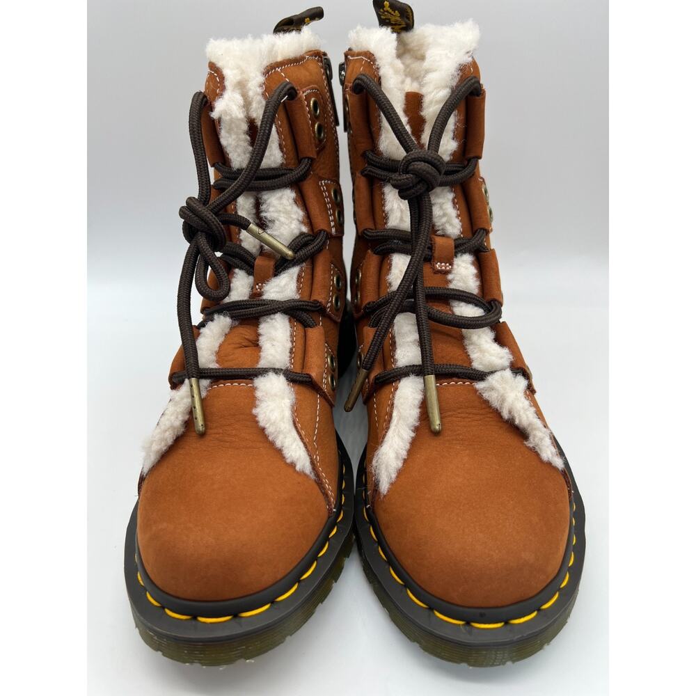 Dr. Martens 1460 Lace to Toe Fur Lined Buttersoft Lace Up Boots Women's Size 10 - Picture 11 of 16